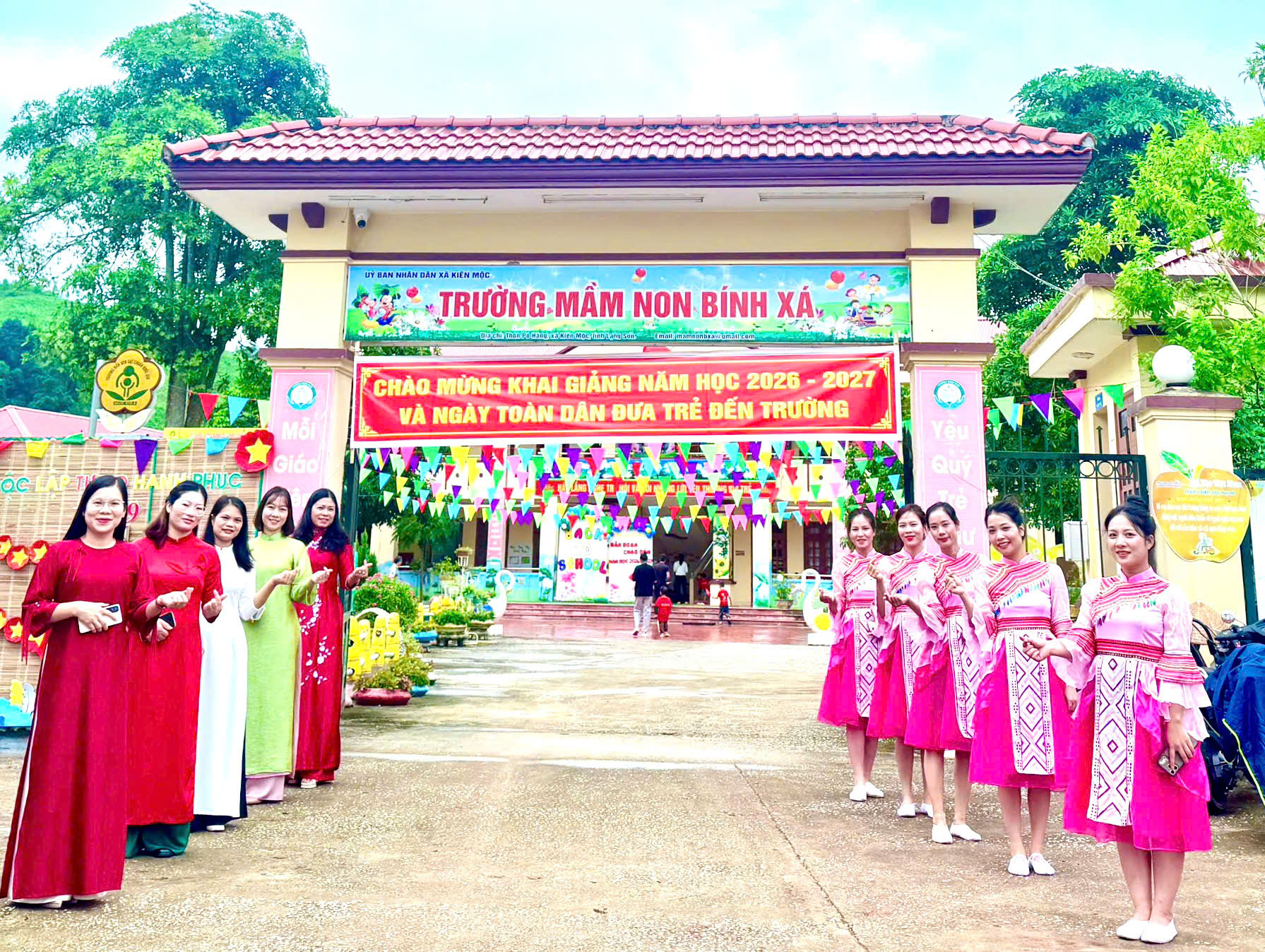 TRƯỜNG MẦM NON BÍNH XÁ